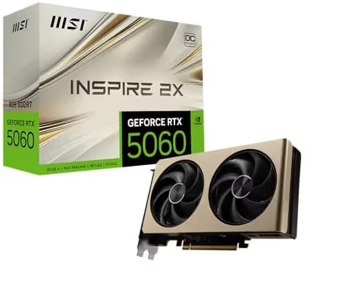 MSI GeForce RTX 5060 8G INSPIRE 2X OC GDDR7 main image