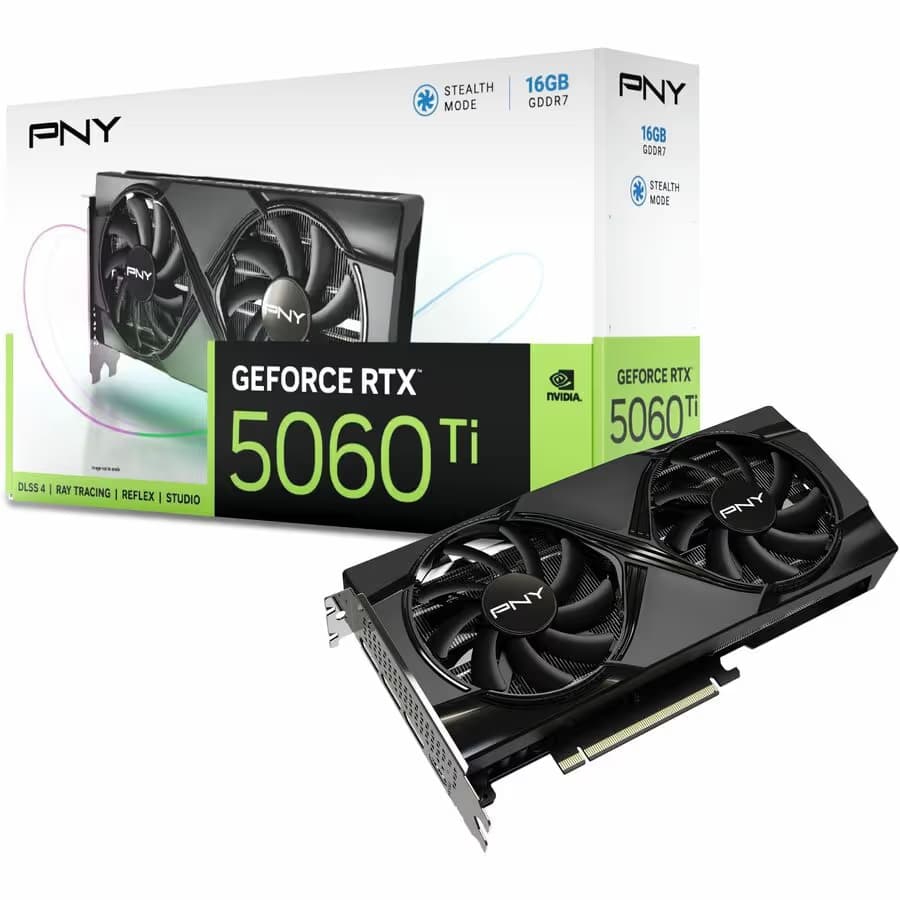 PNY GeForce RTX 5060 Ti 16GB GDDR7 Dual Fan image