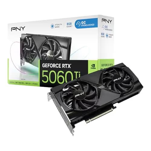 PNY GeForce RTX 5060 Ti 8GB GDDR7 Overclocked Dual Fan main image
