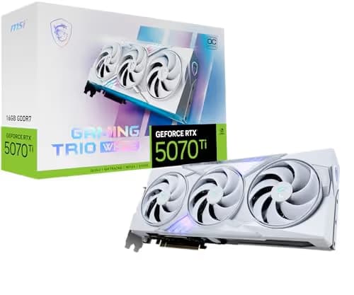 MSI GeForce RTX 5070 Ti 16G GAMING TRIO OC WHITE GDDR7 image