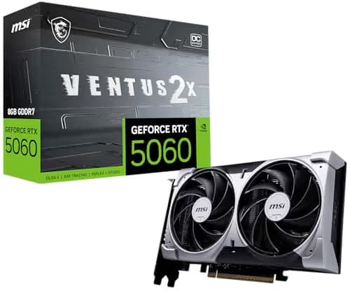MSI VENTUS 2X OC GeForce RTX 5060 8GB GDDR7 image