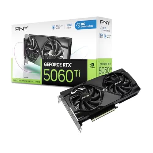 PNY GeForce RTX 5060 Ti 16GB GDDR7 Overclocked Dual Fan main image