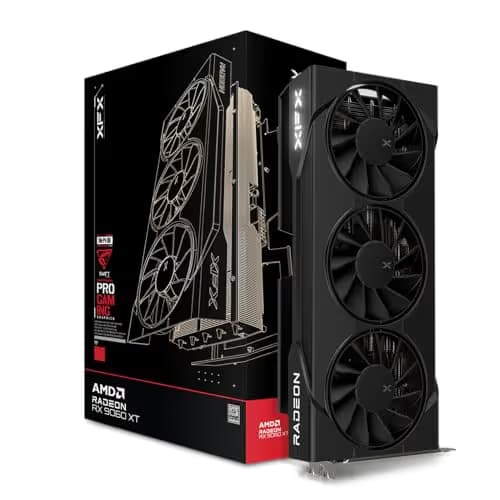 XFX Swift AMD Radeon RX 9060 XT OC Triple Fan Gaming Edition 16GB GDDR6 image