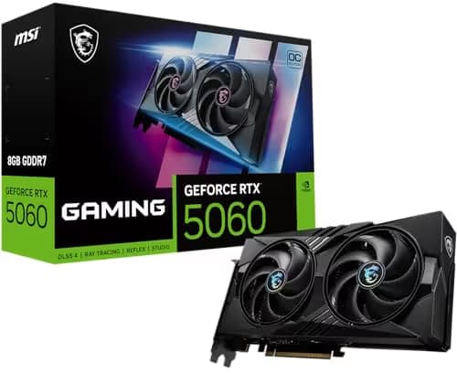 MSI GeForce RTX 5060 8G GAMING OC GDDR7 main image