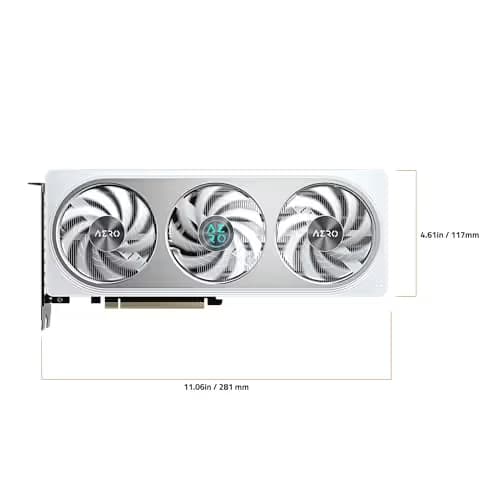 Gigabyte AERO OC GeForce RTX 5060 8GB GDDR7 Silver image