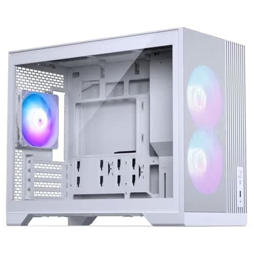 Phanteks XT M3 Micro ATX Mid Tower White Tempered Glass Side Panel, USB 3.2 Gen 2x2 Type-C USB 3.2 Gen 1 Type-A main image