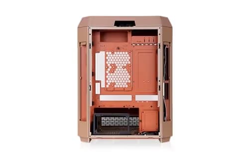 Thermaltake The Tower 600 ATX Mid Tower Red Tempered Glass Side Panel, USB 3.2 Gen 2 Type-C, USB 3.2 Gen 1 Type-A image