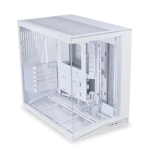 Lian Li O11 Dynamic Mini V2 ATX Mini Tower White Tempered Glass, USB 3.2 Gen 2 Type-C, USB 3.2 Gen 1 Type-A image