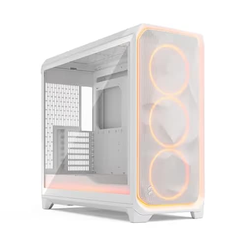 Fractal Design Meshify 3 XL Ambience Pro RGB ATX Full Tower White Tempered Glass main image