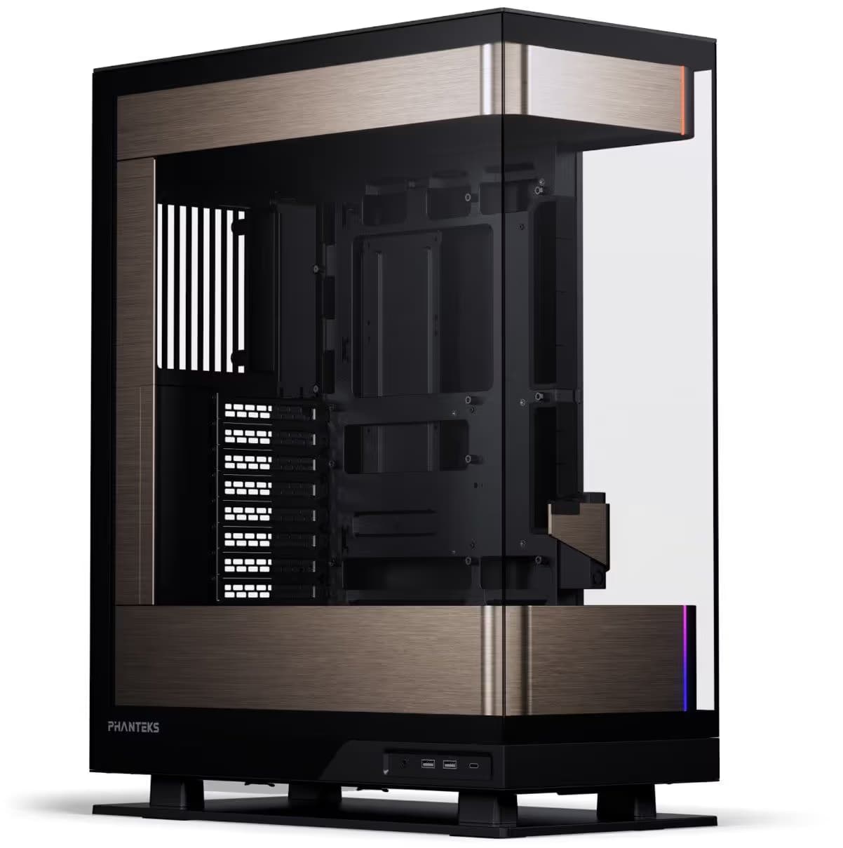 Phanteks EVOLV X2 ATX Mid Tower Black / Gold Tempered Glass main image