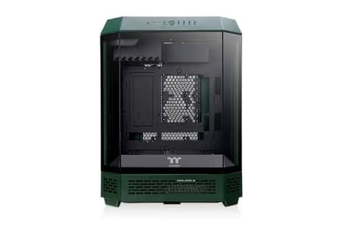 Thermaltake The Tower 600 ATX Mid Tower Green / Black with Tempered Glass Side Panel and USB 3.2 Gen 2 Type-C, USB 3.2 Gen 1 Type-A image