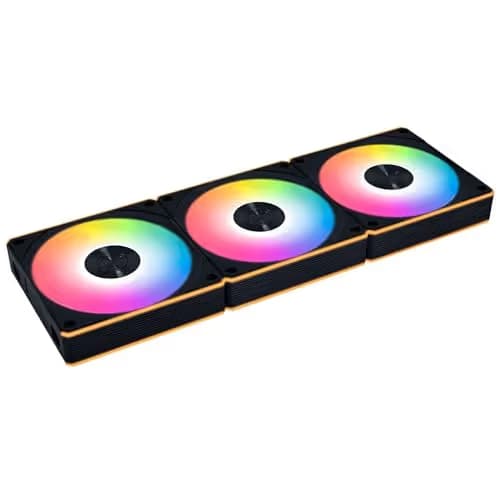 Lian Li UNI FAN CL Wireless 120mm Black PWM Addressable RGB 72.3 CFM 3-Pack Reverse main image