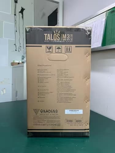 GAMDIAS Talos M3 Mesh ATX Mid Tower White Tempered Glass image