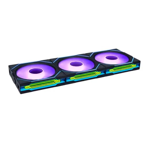 Lian Li UNI FAN SL-INF 120mm Black Addressable RGB PWM Wireless 3-Pack main image