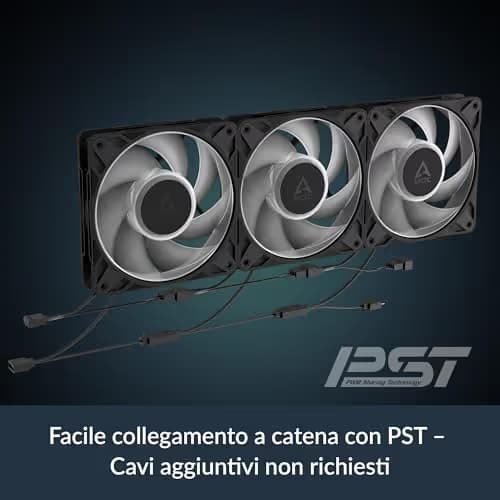 ARCTIC P12 Pro 120mm Black A-RGB PWM 77 CFM image