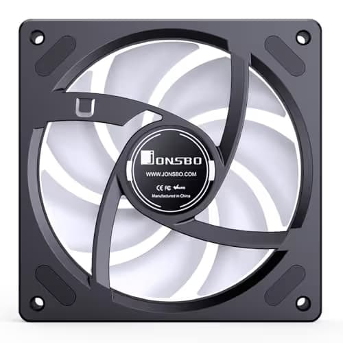 Jonsbo ZB-120BR 120mm Black PWM Addressable RGB 65.26 CFM 1-Pack image