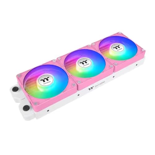 Thermaltake CT140 EX 140mm Pink ARGB Sync PWM 90.3 CFM 3-Pack image