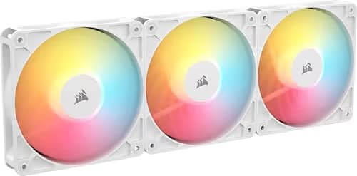 Corsair RS120-R 120mm White Addressable RGB PWM 65.82 CFM 3-Pack main image