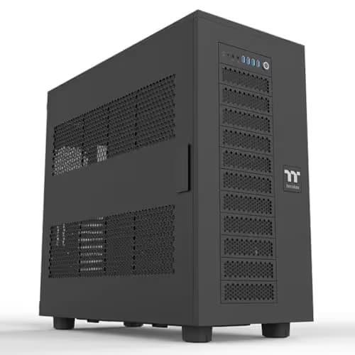 Thermaltake AX700 ATX Full Tower Black with Mesh Side Panel and USB 3.2 Gen 2 Type-C, USB 3.2 Gen 1 Type-A image