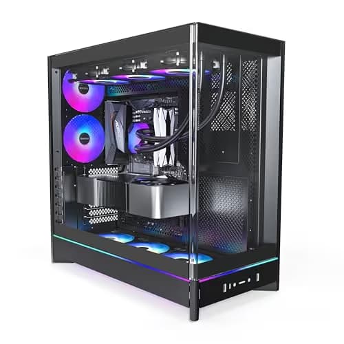 Montech HS02 PRO ATX Mid Tower Black with Tempered Glass Side Panel image