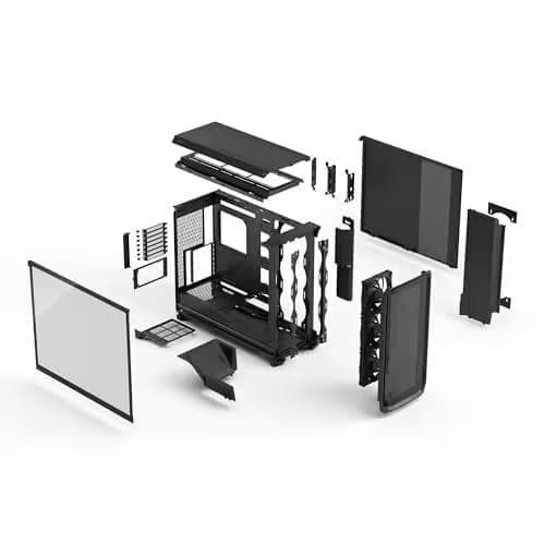 Fractal Design Meshify 3 XL ATX Full Tower Black with Tinted Tempered Glass Side Panel image