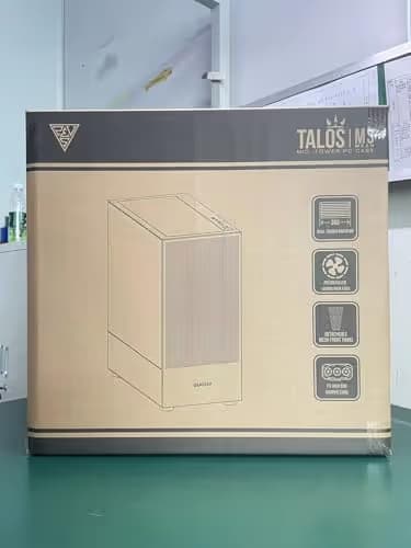 GAMDIAS Talos M3 Mesh ATX Mid Tower Black Tempered Glass Side Panel USB 3.2 Gen 2 Type-C USB 3.2 Gen 1 Type-A image