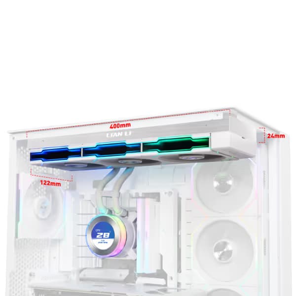 Lian Li Hydroshift II LCD-C TL 90.1 CFM Water 360mm White image