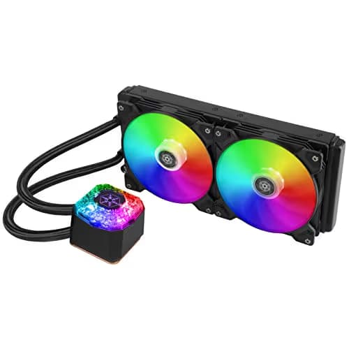 Silverstone IceGem Water 280mm 99.2 CFM Black image