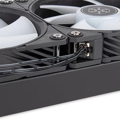 Silverstone NovaPeak Water 360mm ARGB 75.74 CFM Black image