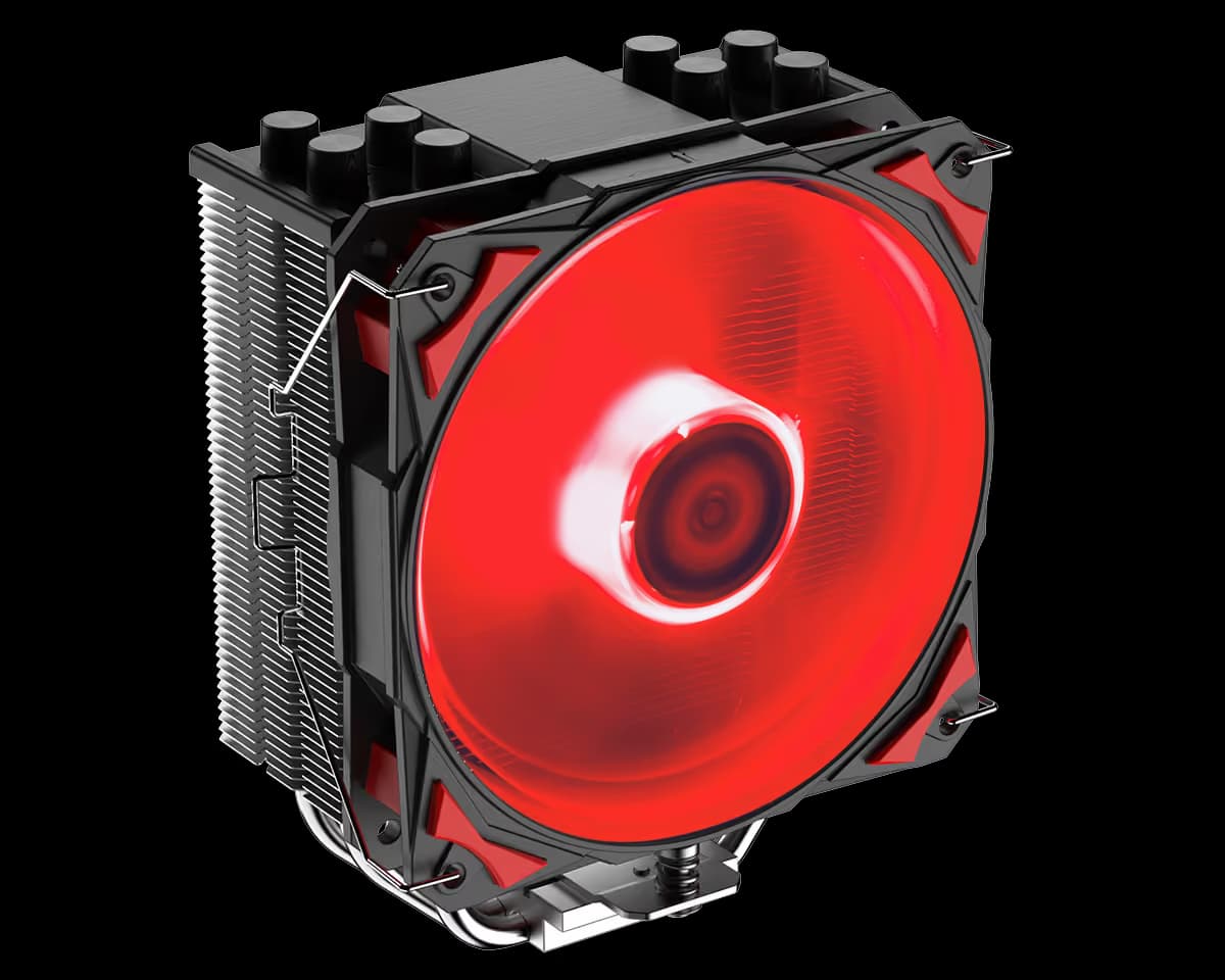 ID-COOLING SE-214-XT-RN Air 150mm 71.2 CFM Black / Red main image