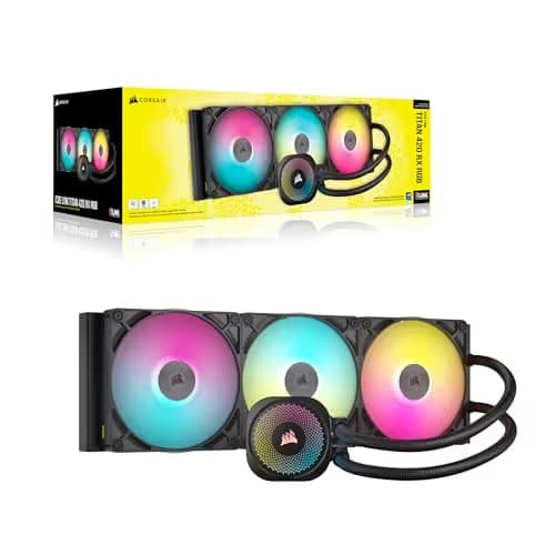 Corsair iCUE LINK TITAN Water 420mm RX RGB Black image