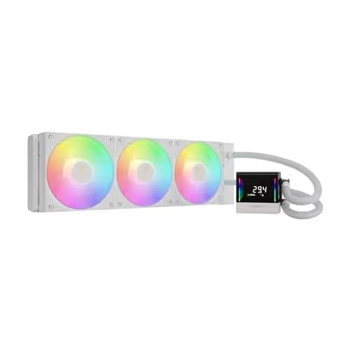GAMDIAS CHIONE E4 73.36 CFM Water 360mm White image
