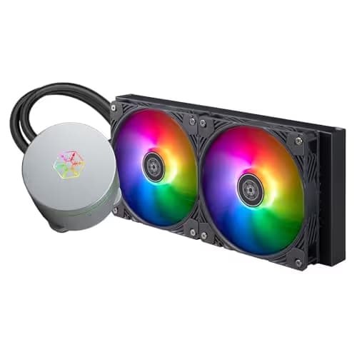 Silverstone IceMyst Water 280mm 93.29 CFM Silver / Black main image