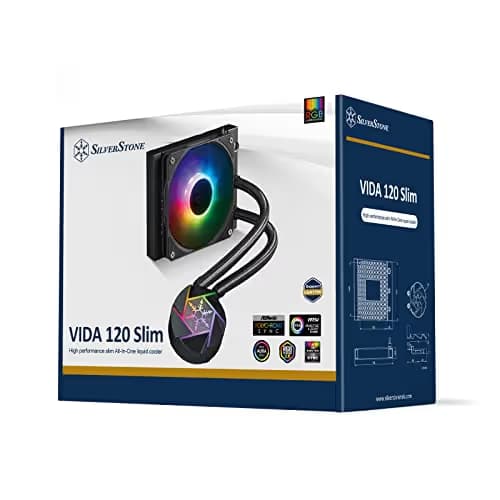 Silverstone VIDA Water 120mm SLIM 66.83 CFM Black image