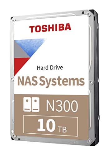 Toshiba N300 NAS 10TB 3.5" HDD 7200RPM SATA 6.0 Gb/s Internal main image