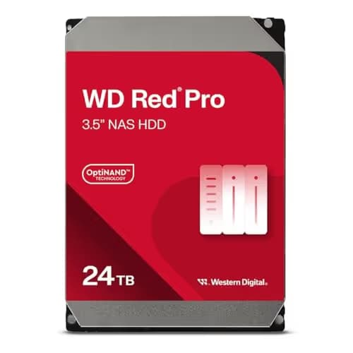 Western Digital WD Red Pro 24 TB HDD 7200RPM 3.5" SATA 6.0 Gb/s image