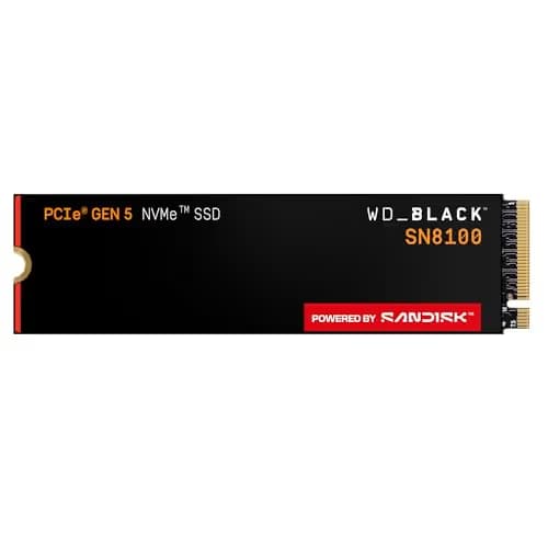 Western Digital WD_BLACK SN8100 1TB SSD M.2-2280 PCIe 5.0 x4 NVMe main image