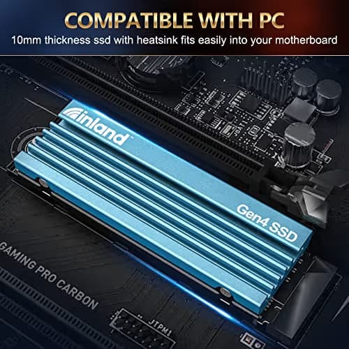 Inland Gaming Performance Plus 1TB SSD M.2-2280 PCIe 4.0 X4 NVMe image