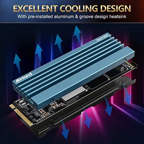 Inland Gaming Performance Plus 1TB SSD M.2-2280 PCIe 4.0 X4 NVMe image