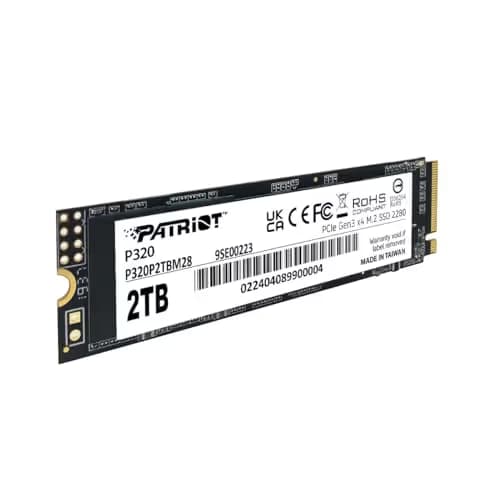 Patriot P320 2TB M.2-2280 SSD PCIe 3.0 x4 NVMe image