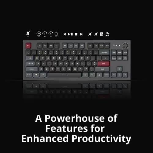 Montech MKey RGB Wired Gateron G Pro 2.0 Brown Mechanical Gaming Keyboard image