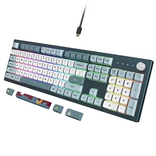 Montech MKey RGB Gateron G Pro 2.0 Yellow Wired Gaming Keyboard image