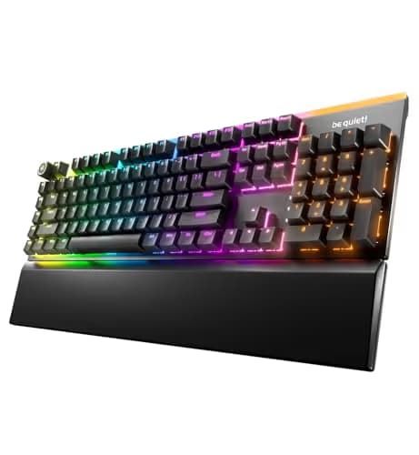 be quiet! Light Mount RGB Wired Silent Black Tactile Gaming Keyboard image