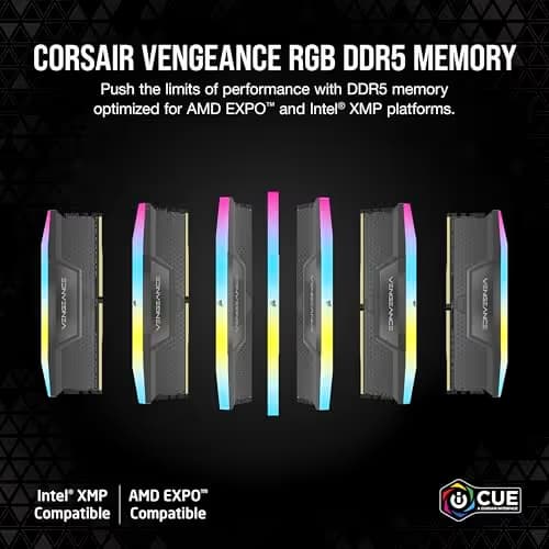 Corsair Vengeance RGB Gray DDR5-6000 CL30 48GB (2x24GB) image