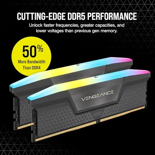 Corsair Vengeance RGB Gray DDR5-6000 CL30 48GB (2x24GB) image
