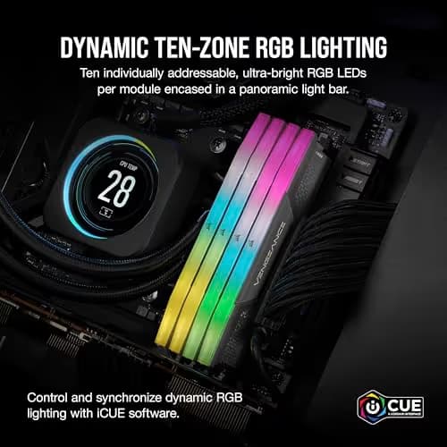 Corsair Vengeance RGB Gray DDR5-6000 CL30 48GB (2x24GB) image