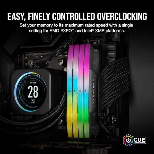Corsair Vengeance RGB Gray DDR5-6000 CL30 48GB (2x24GB) image