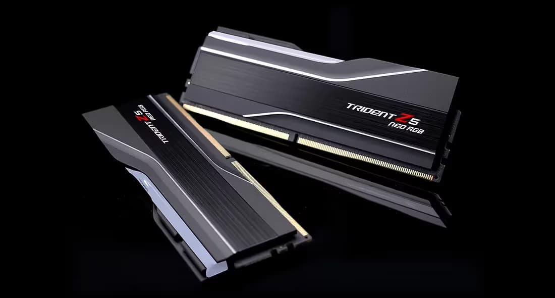 G.Skill Trident Z5 Neo RGB 256GB (4x64GB) DDR5-6000 CL32 Matte Black image