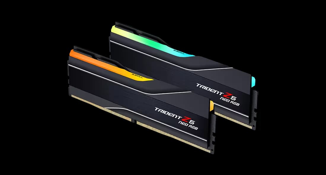 G.Skill Trident Z5 Neo RGB Matte Black DDR5-6000 CL28 48GB (2x24GB) image