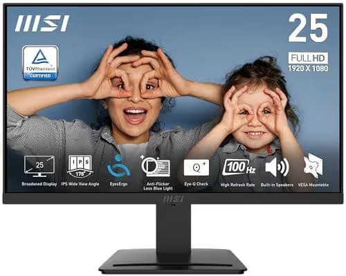 MSI PRO MP253 24.5" 1080p 100Hz IPS Monitor image